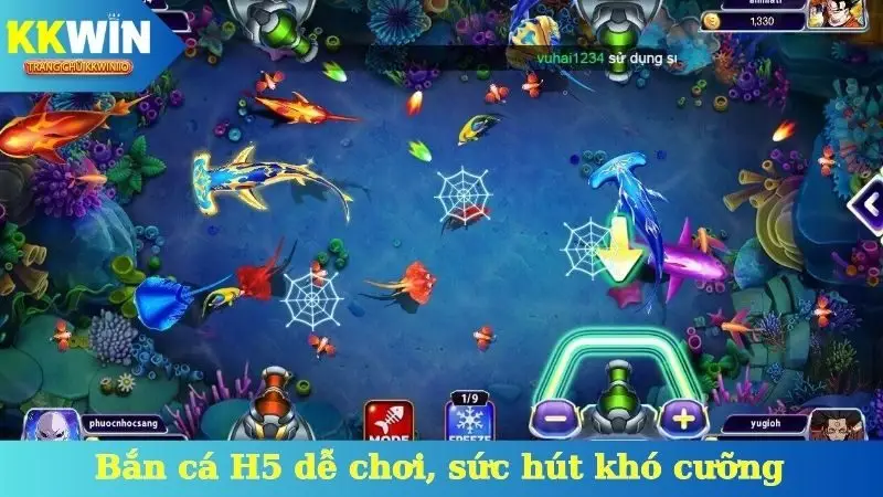 Bắn cá H5 dễ chơi, sức hút khó cưỡng 