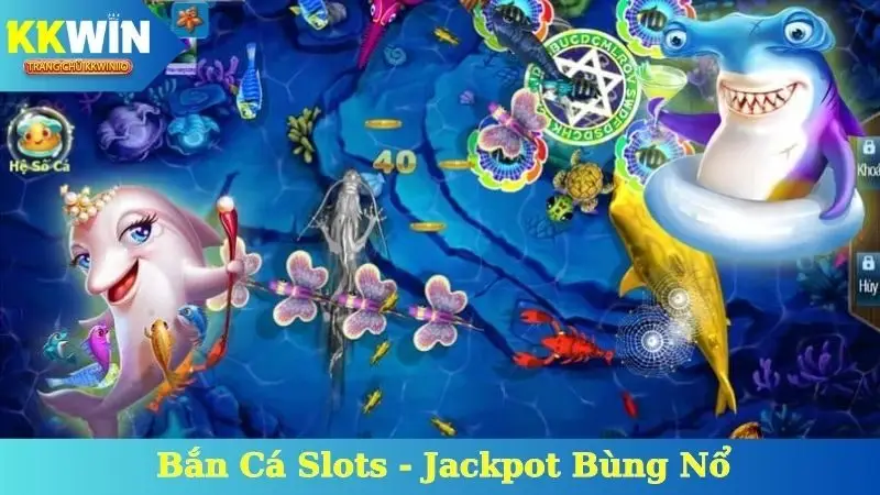Bắn Cá Slots - Đại Dương Kịch Tính, Jackpot Bùng Nổ